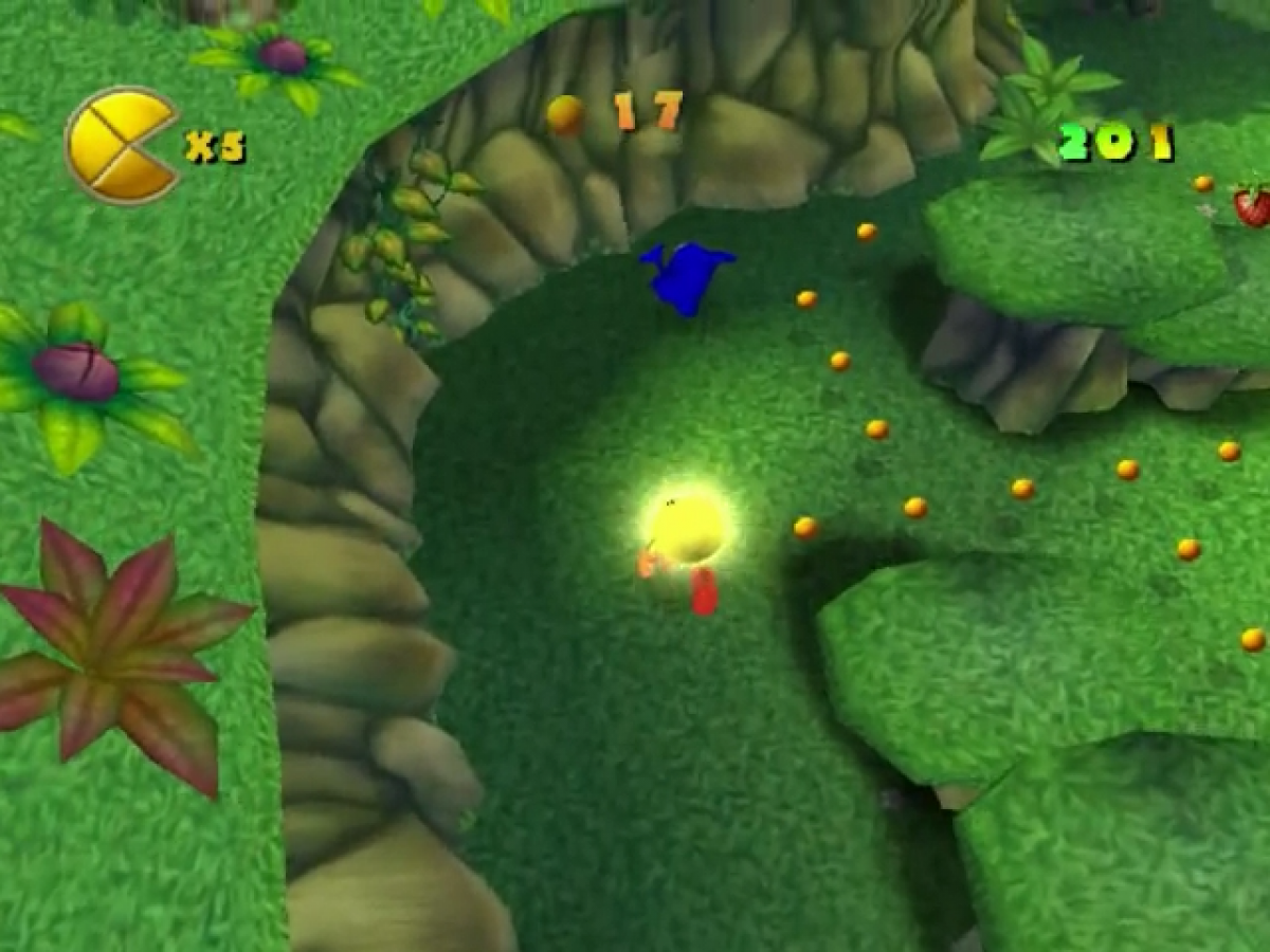 Pac-Man World 2 gameplay for Nintendo GameCube (GC) platforming adventure video game