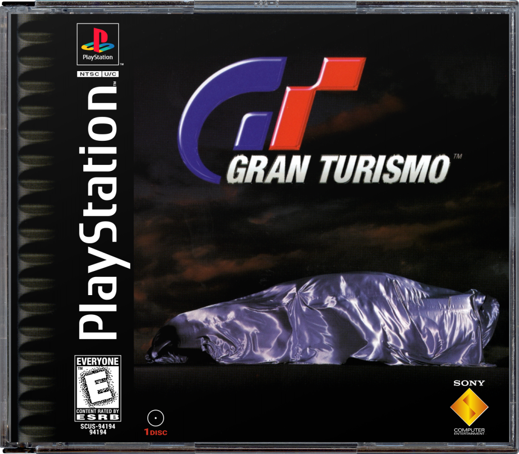 Gran Turismo retro simulation racing game for PlayStation 1 (PS1) cover art
