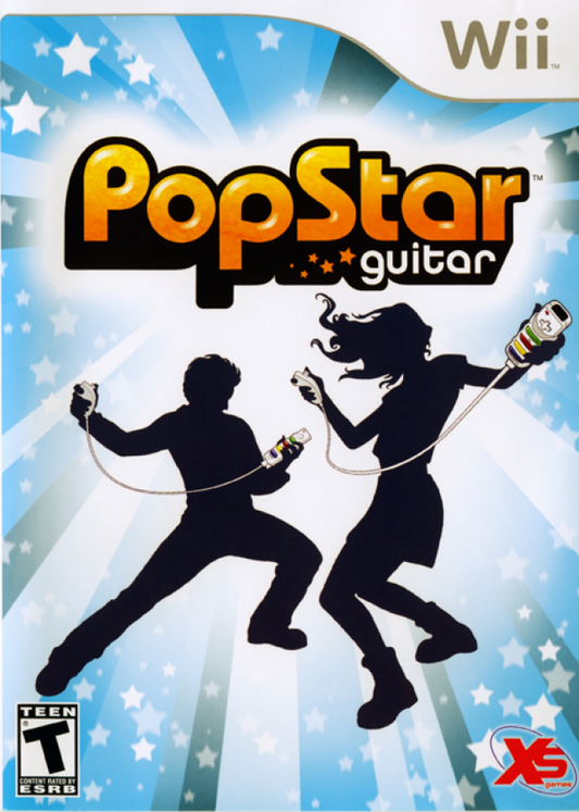 PopStar: Guitar – Nintendo Wii (Wii) rhythm music performance video game cover art
