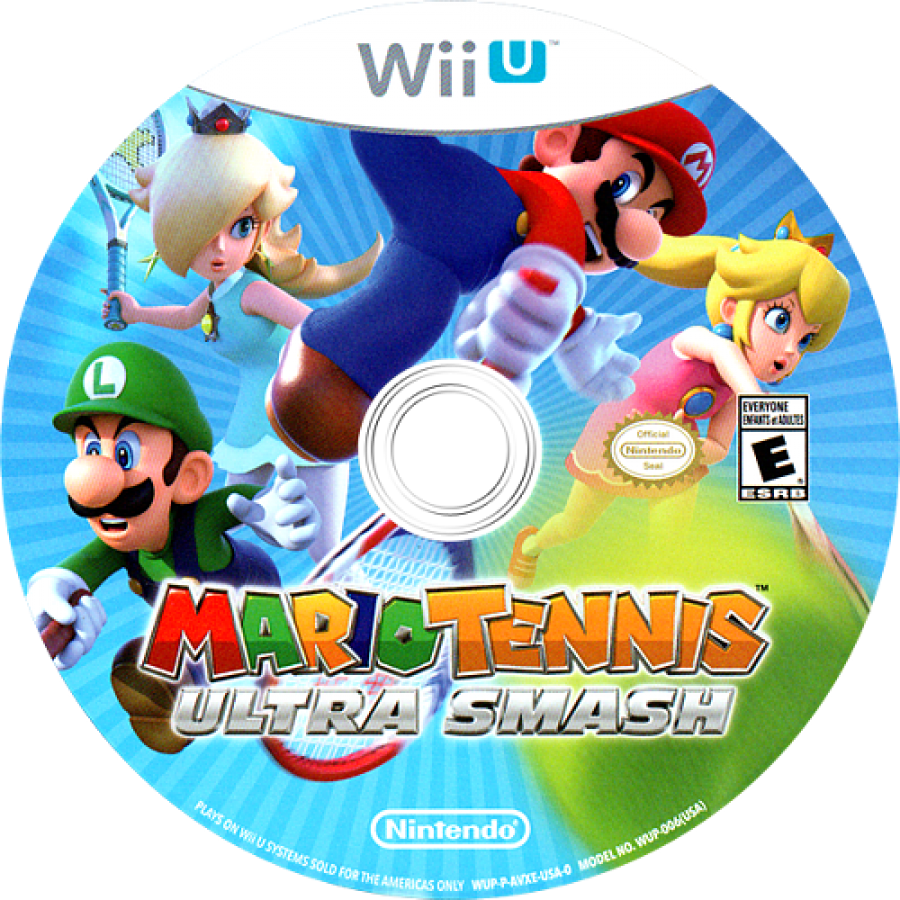 Mario Tennis: Ultra Smash disc art for Nintendo Wii U (WiiU) video game