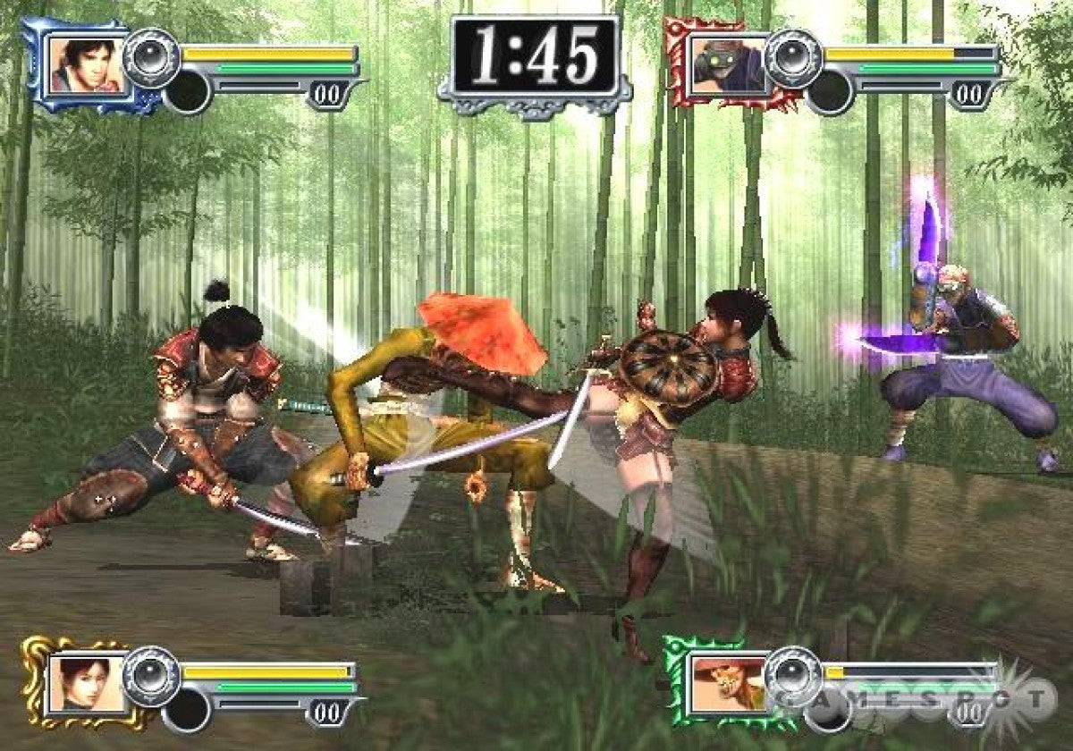 Onimusha: Blade Warriors – PlayStation 2 (PS2) video game gameplay, 3D fighting action game.