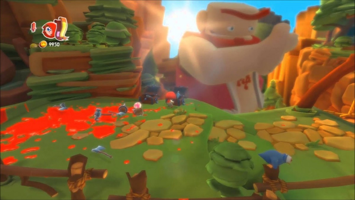 Fairytale Fights PlayStation 3 PS3 for action fighting video game fans featuring twisted fairy tale characters hack and slash combat colorful fantasy environments brutal cartoon violence weapon customization challenging enemies multiplayer battles and dark comedic storytelling collectible gaming appeal gameplay