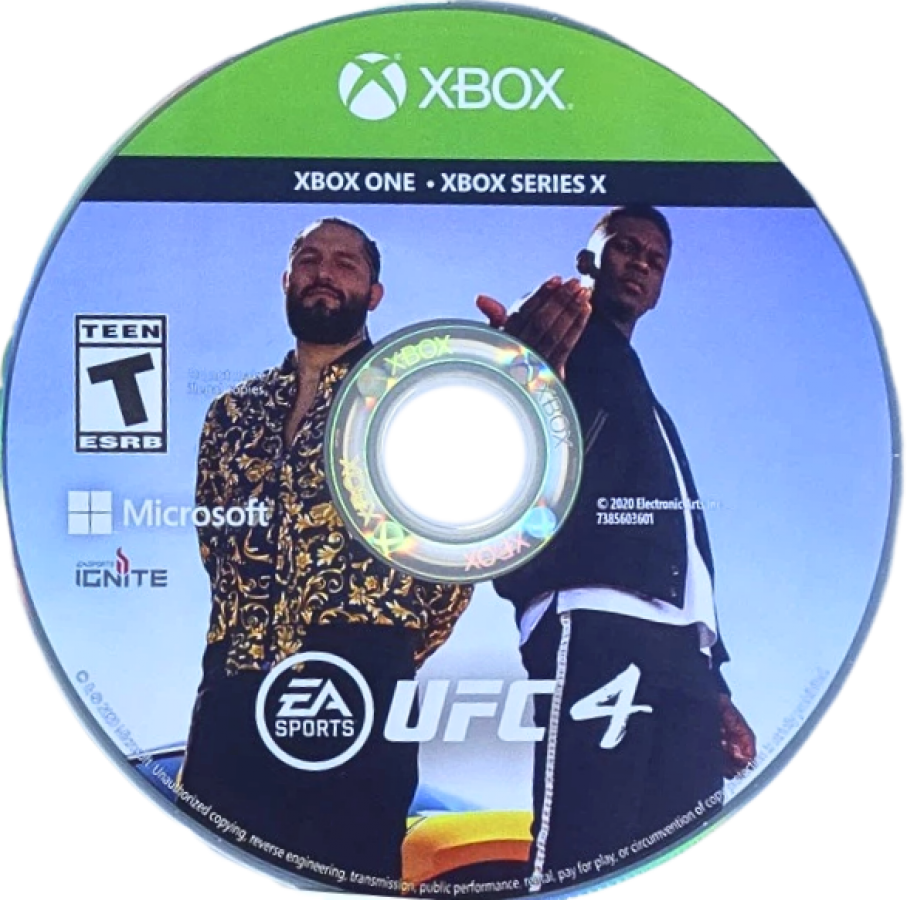 UFC 4 – Xbox One (XONE) disc for mixed martial arts sports video game
