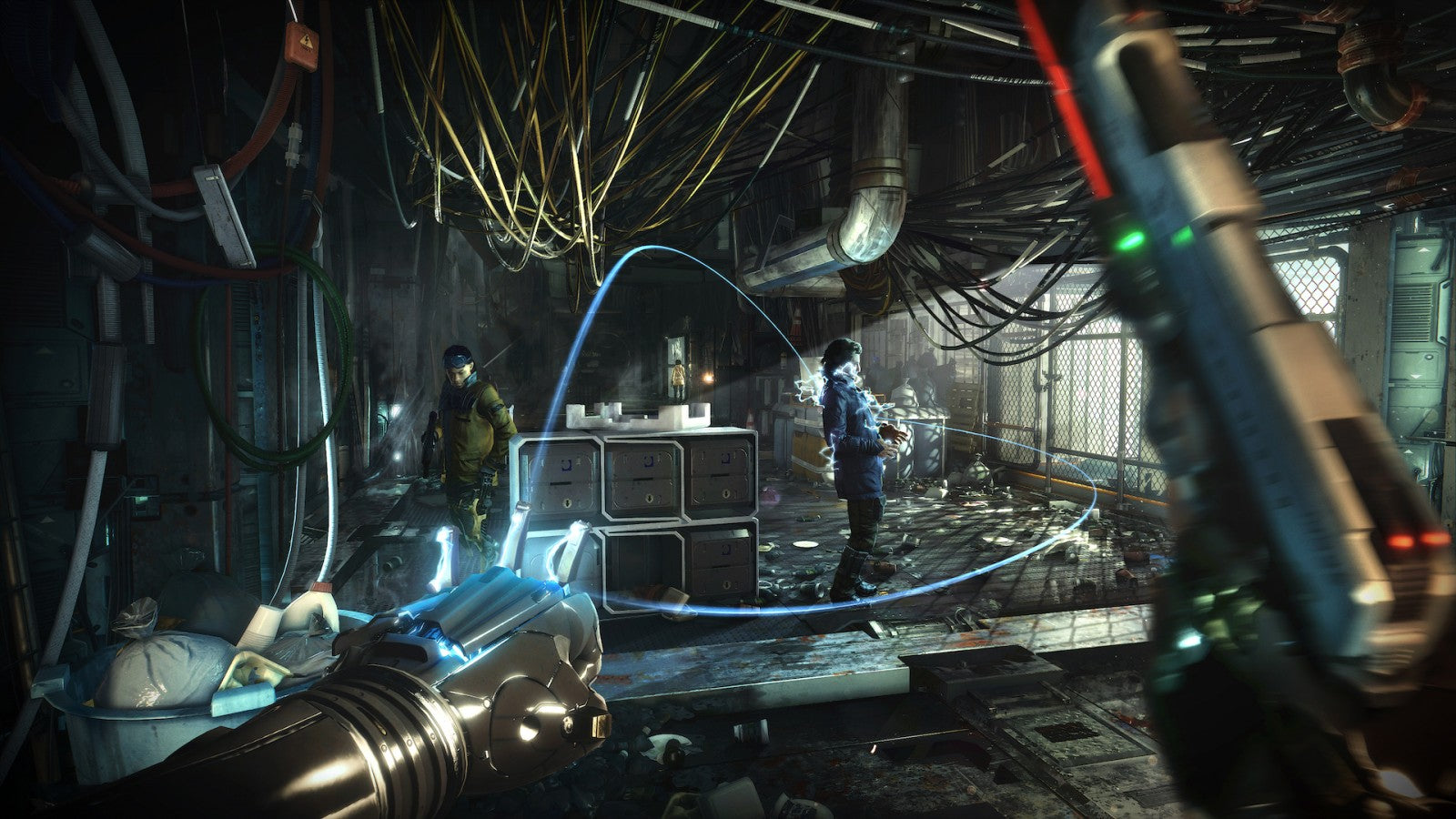 Deus Ex Mankind Divided Day One Edition retro PlayStation 4 video game Deus Ex cyberpunk action RPG stealth futuristic combat sci fi adventure console title PlayStation 4 release gameplay