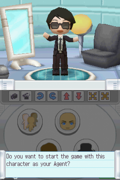 MySims Agents for Nintendo DS, gameplay for an action-adventure simulation video game with detective gameplay, puzzle-solving, mission-based progression, and cartoon-style characters