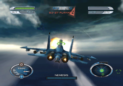 Heatseeker Nintendo Wii for flight combat video game fans featuring modern jet fighter missions fast paced aerial dogfights realistic military aircraft explosive air to air combat cinematic campaign motion controls arcade style flying action collectible gaming appeal gameplay 