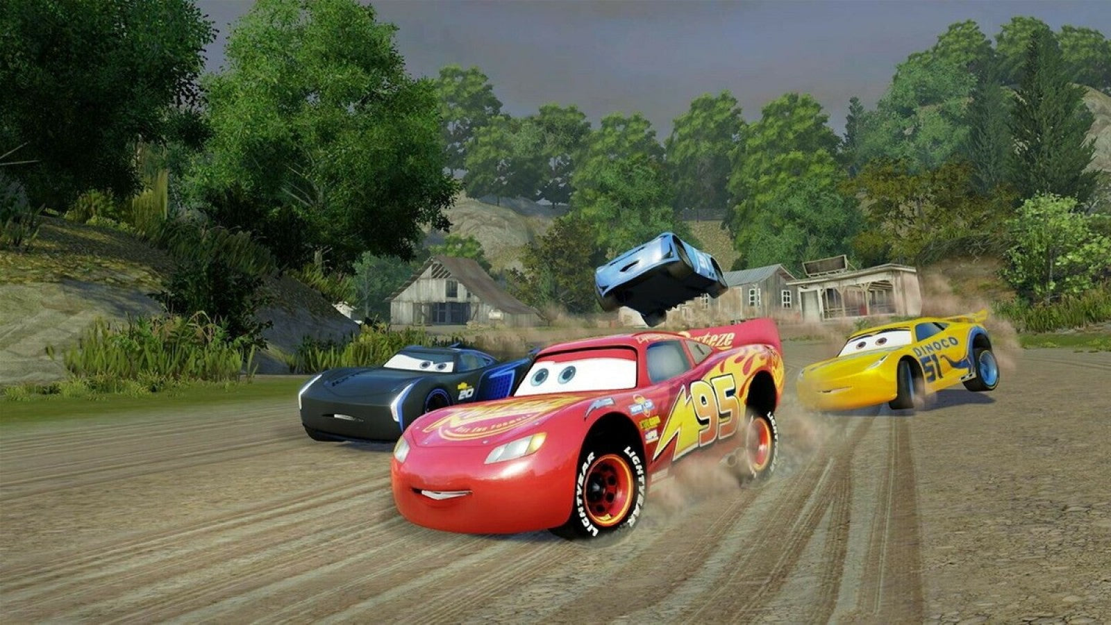 Cars 3: Driven to Win gameplay art for Nintendo Wii U (WiiU) video game