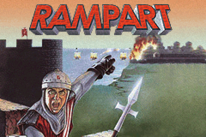 Gauntlet and Rampart Game Boy Advance double pack compilation arcade classic hack and slash dungeon crawler castle defense puzzle building title screen