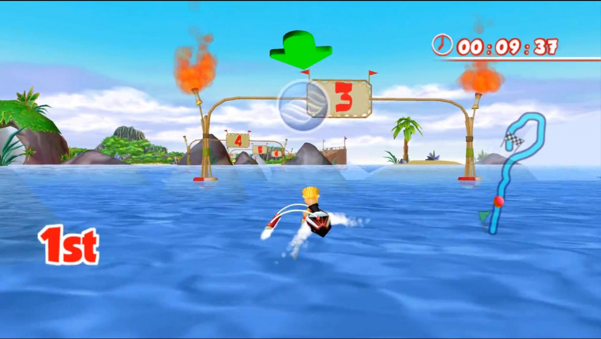 Big Beach Sports 2 gameplay art for Nintendo Wii (Wii) video game