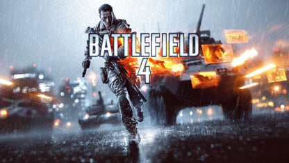 Battlefield 4 home screen for Xbox 360 (X360) first-person shooter video game