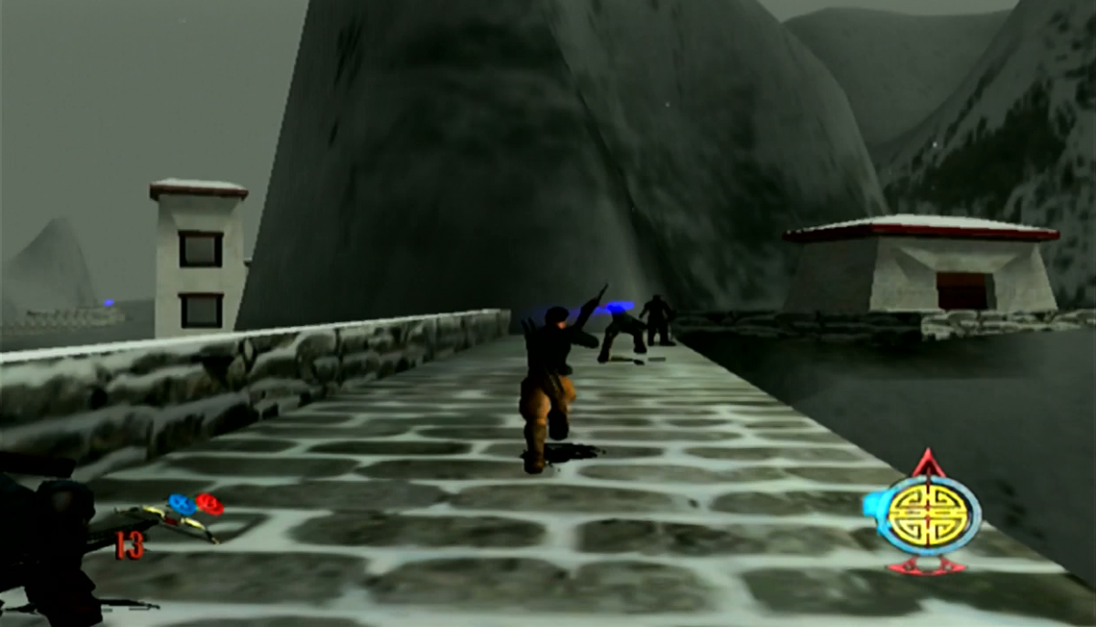 New Legends Xbox third-person action adventure video game set in futuristic China with martial arts combat and ancient prophecies gameplay screenshot