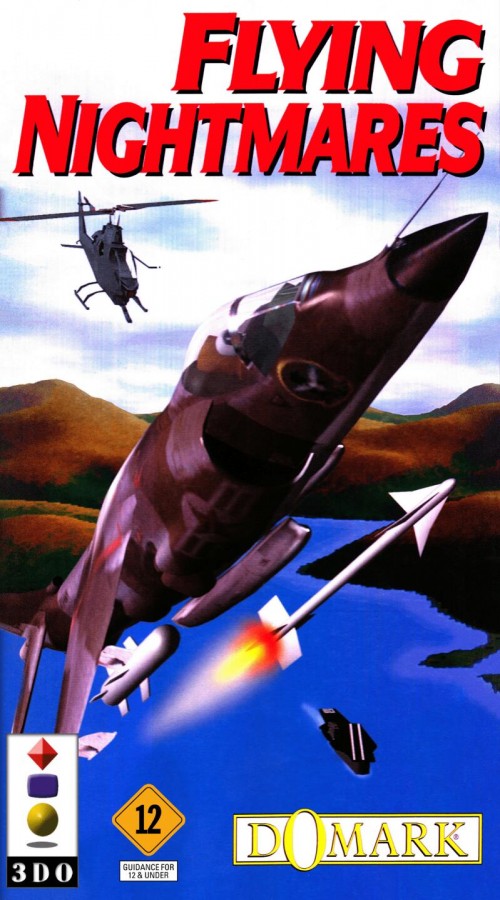 Flying Nightmares cover art for Panasonic 3DO (3DO) combat flight simulator video game