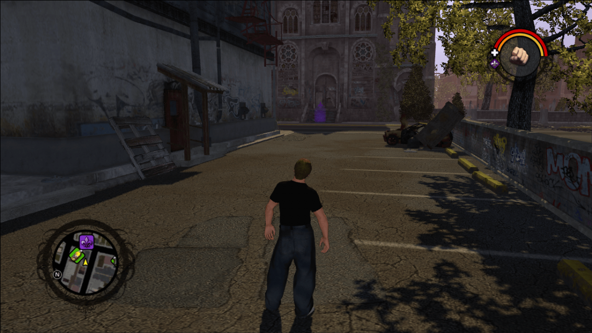 Saints Row for Xbox 360 open world action adventure video game featuring urban crime sandbox gameplay character customization gang warfare and explosive third person action experience gameplay 