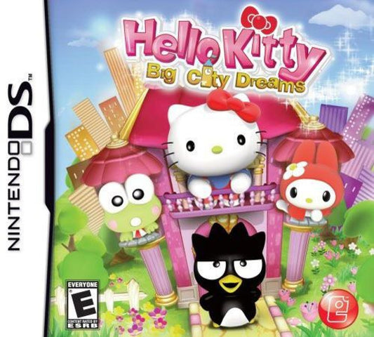 Hello Kitty: Big City Dreams cover art for the Nintendo DS (DS) video game