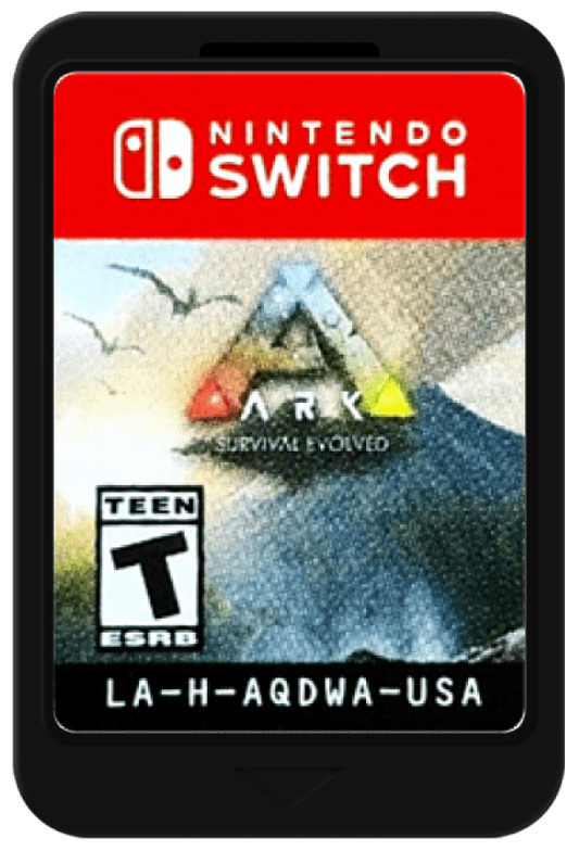 Ark Survival Evolved cartridge for Nintendo Switch NS video game