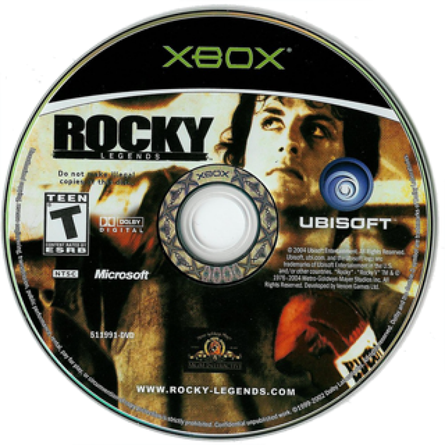 Rocky: Legends – Xbox (XBOX) disc for video game for XBOX