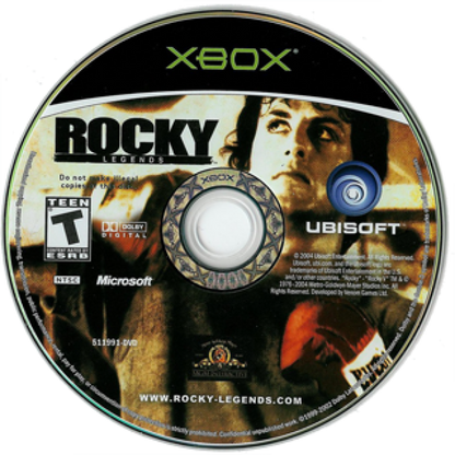Rocky: Legends – Xbox (XBOX) disc for video game for XBOX