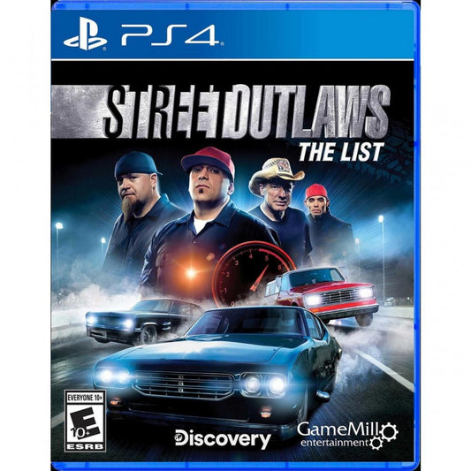 Street Outlaws: The List cover art for PlayStation 4 (PS4) video game