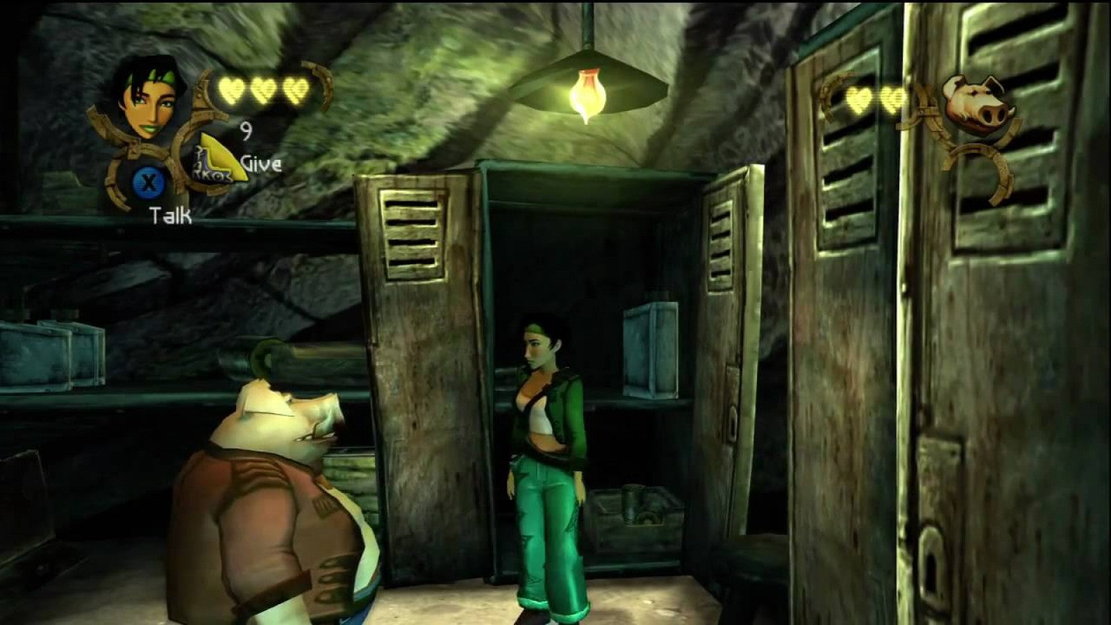 Beyond Good & Evil gameplay for GameCube game featuring action adventure gameplay with exploration, puzzle solving, and sci-fi storytelling