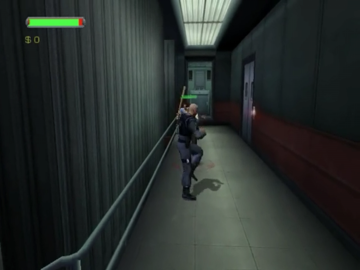 Minority Report Everybody Runs for GameCube featuring action adventure gameplay based on the sci fi film gameplay screenshot