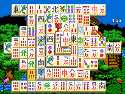 Shanghai II: Dragon's Eye gameplay for Sega Genesis (GEN) video game