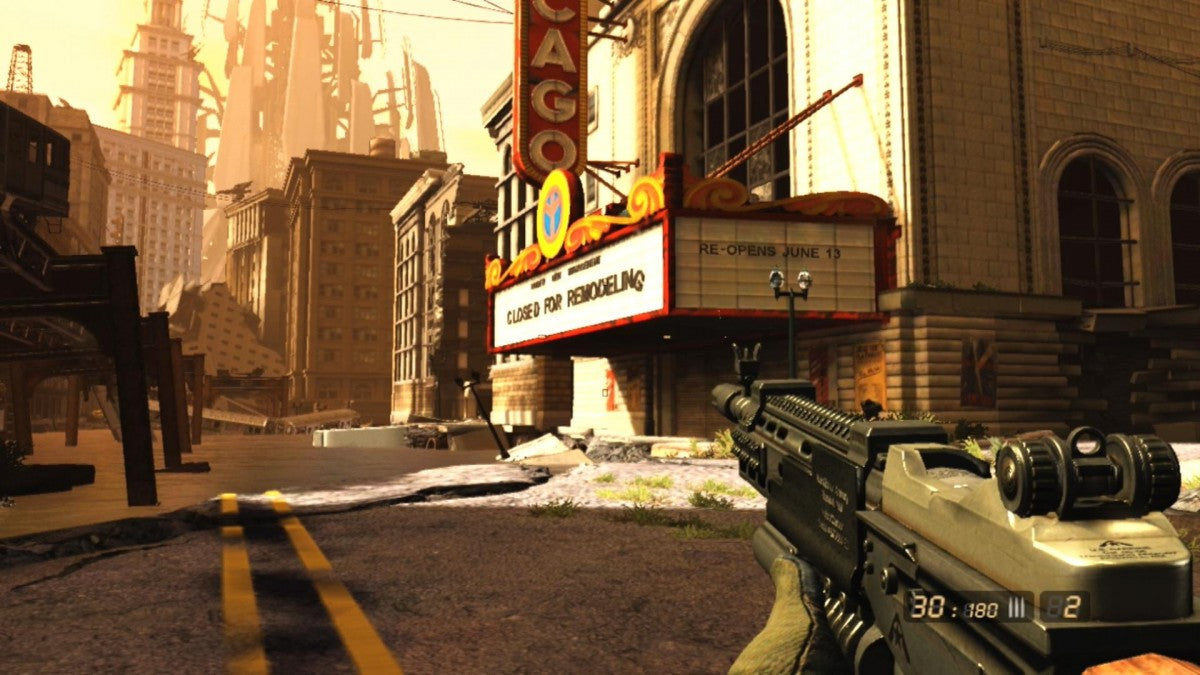 Resistance 2 Greatest Hits PlayStation 3 PS3 video game, first-person shooter, sci-fi alien invasion campaign, multiplayer action title gameplay screenshot