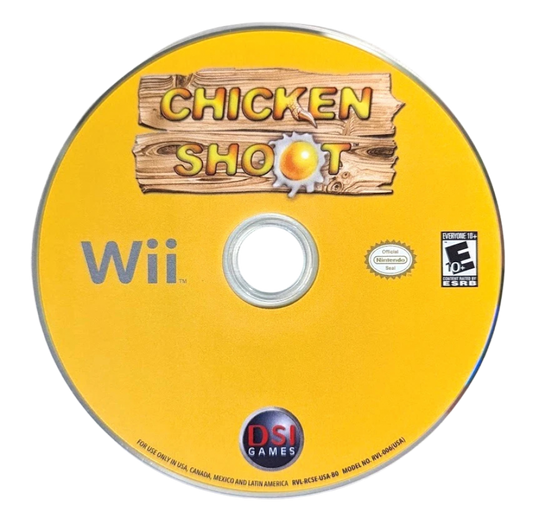 Chicken Shoot disc for Nintendo Wii (Wii) video game