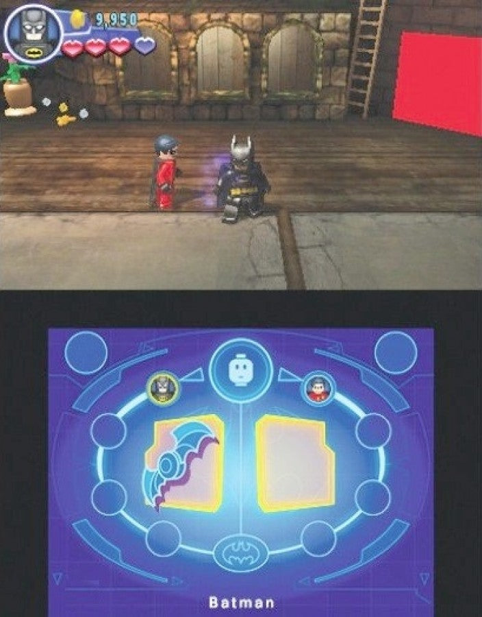 LEGO Batman 2: DC Super Heroes gameplay for Nintendo 3DS (3DS) action adventure video game