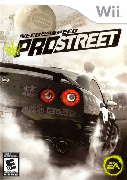 Need for Speed: ProStreet cover art Nintendo Wii (Wii) street racing motorsport simulation video game