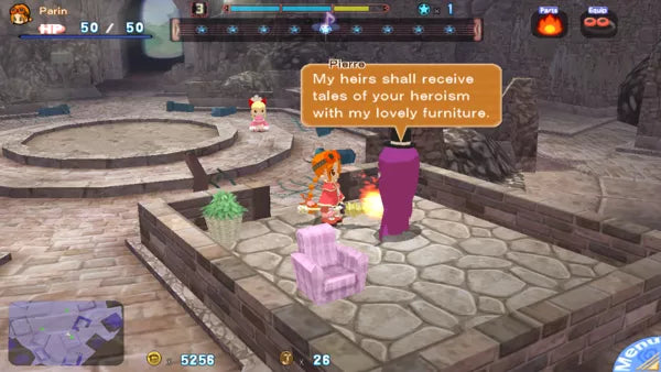 Gurumin A Monstrous Adventure PSP inspired design featuring charming action role playing adventure aesthetic whimsical monster filled world colorful anime inspired visuals fast paced combat imaginative exploration lovable characters and family friendly fantasy gameplay presentation gameplay