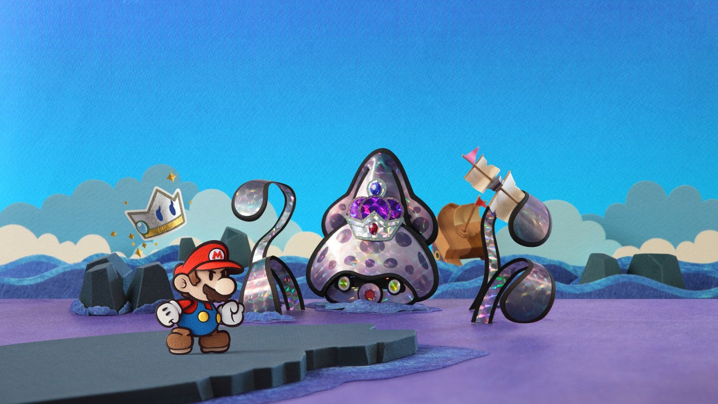 Paper Mario Sticker Star for Nintendo 3DS adventure role playing game featuring whimsical sticker based combat charming characters vibrant worlds and classic Mario franchise humor gameplay
