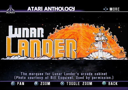 Atari Anthology PlayStation 2 PS2 video game, classic arcade and console game compilation, retro Atari titles collection, console title gameplay