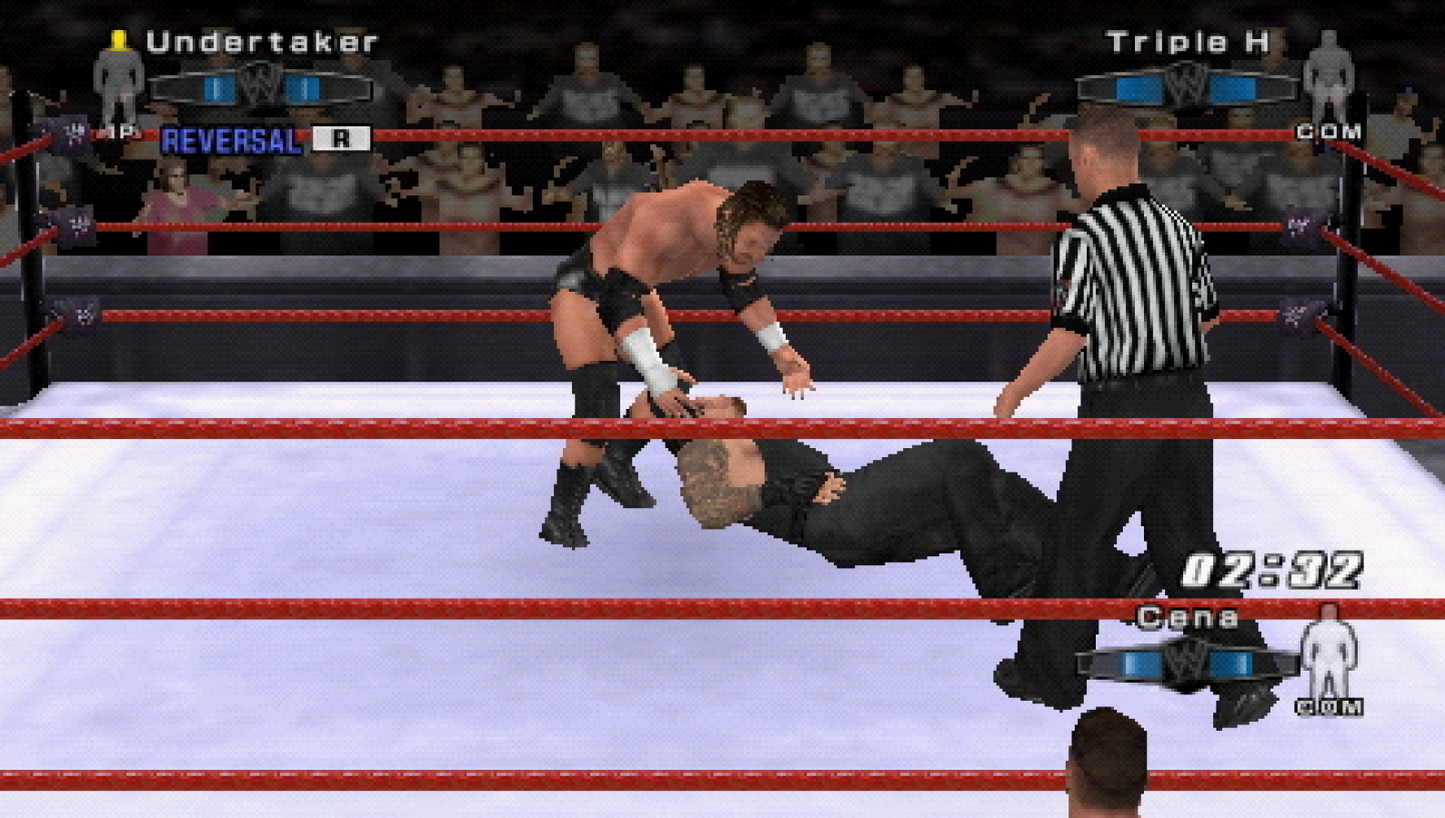 WWE SmackDown vs. Raw 2006 – gameplay for PlayStation Portable (PSP) professional wrestling fighting game
