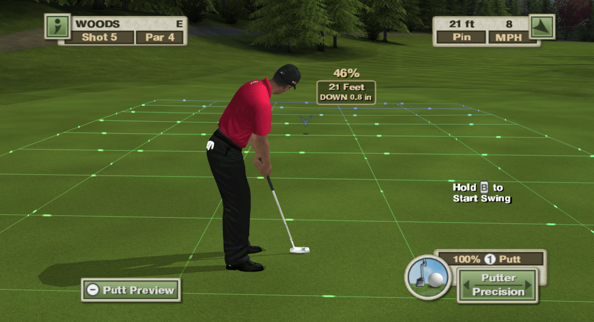 Tiger Woods PGA Tour 10 golf sports video game featuring realistic PGA courses professional golfers advanced swing mechanics competitive tournament modes and immersive EA Sports golfing experience gameplay
