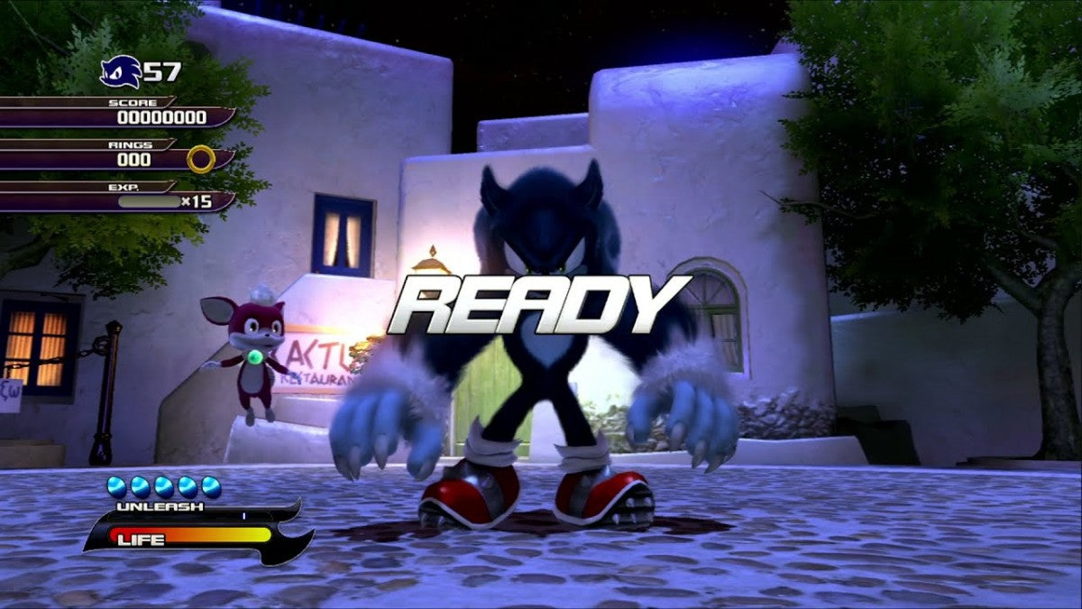 Sonic Unleashed Xbox 360 for retro video game enthusiasts featuring high speed platforming gameplay fast paced action colorful world exploration day and night gameplay mechanics challenging levels iconic Sonic the Hedgehog adventure and collectible gaming appeal gameplay  