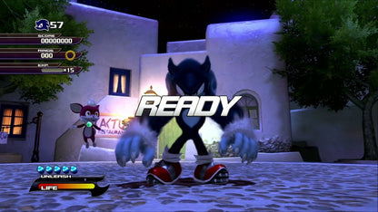 Sonic Unleashed Xbox 360 for retro video game enthusiasts featuring high speed platforming gameplay fast paced action colorful world exploration day and night gameplay mechanics challenging levels iconic Sonic the Hedgehog adventure and collectible gaming appeal gameplay  