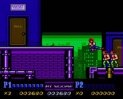 Double Dragon II The Revenge Nintendo Entertainment System NES for retro video game enthusiasts featuring classic side scrolling beat em up gameplay cooperative multiplayer martial arts combat challenging enemy gangs iconic arcade action and collectible gaming appeal gameplay