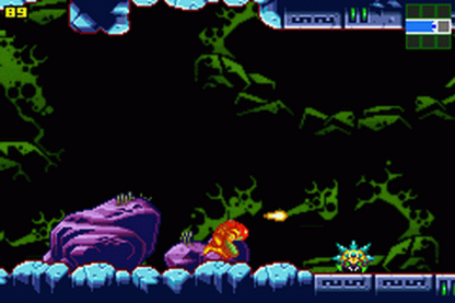 Metroid: Zero Mission – Game Boy Advance (GBA) Front Box Cover Art for this Gameboy Advanced Game  