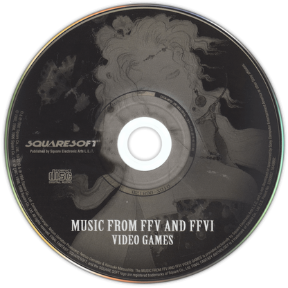 Final Fantasy Anthology PS1 PlayStation 1 JRPG role playing game Final Fantasy V and VI collection turn based combat fantasy adventure retro video game disc 