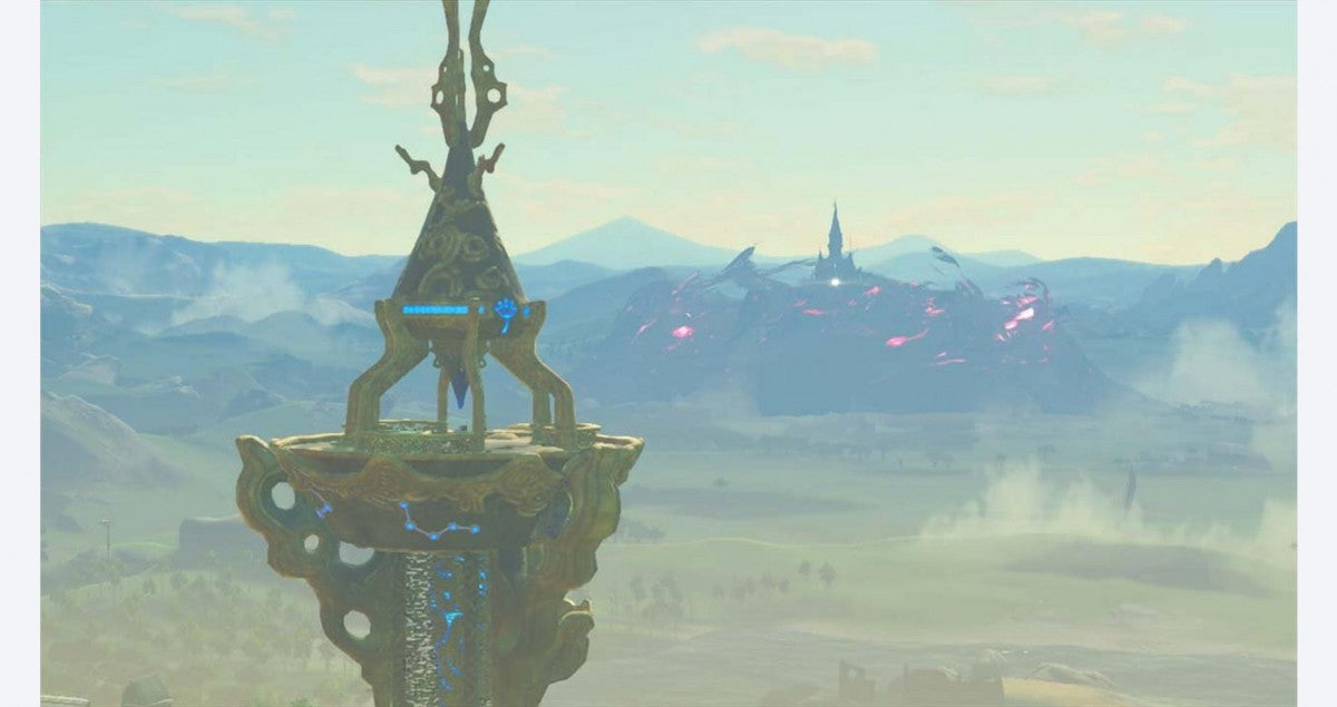 The Legend of Zelda Breath of the Wild gameplay image for Nintendo Switch NS video game