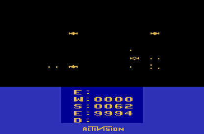 Starmaster for Atari 2600 with classic space combat and starship simulation theme gameplay