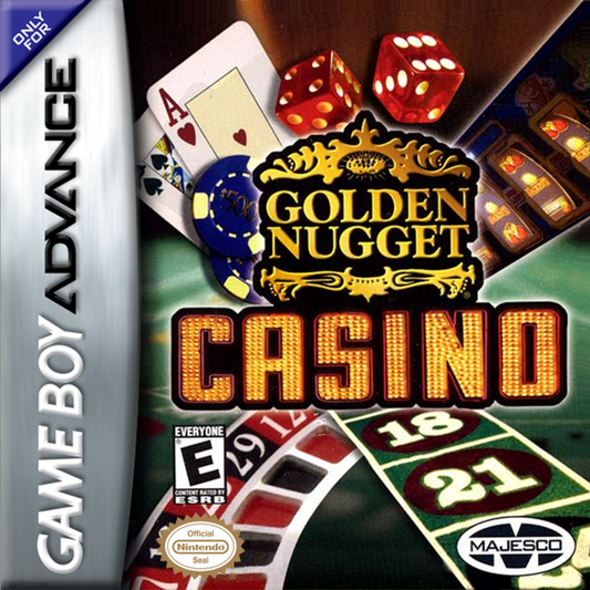 Golden Nugget Casino cover art for Game Boy Advance (GBA) video game