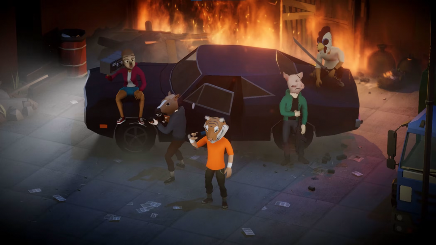 Midnight Fight Express Nintendo Switch inspired design featuring intense action brawler aesthetic fast paced hand to hand combat cinematic fight sequences urban underworld setting stylish martial arts gameplay adrenaline fueled missions presentation gameplay