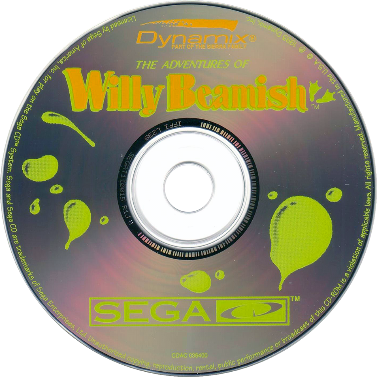 The Adventures of Willy Beamish Sega CD for retro video game enthusiasts featuring point and click adventure gameplay animated cartoon storytelling interactive puzzle solving humorous characters branching events classic graphic adventure design and collectible gaming appeal disc