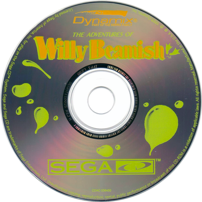 The Adventures of Willy Beamish Sega CD for retro video game enthusiasts featuring point and click adventure gameplay animated cartoon storytelling interactive puzzle solving humorous characters branching events classic graphic adventure design and collectible gaming appeal disc