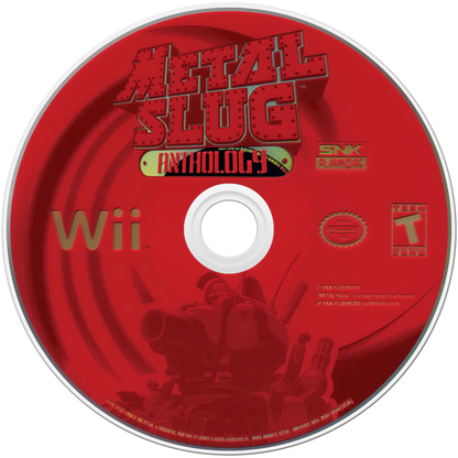 Metal Slug Anthology – Nintendo Wii (Wii) run and gun arcade shooter video game disc