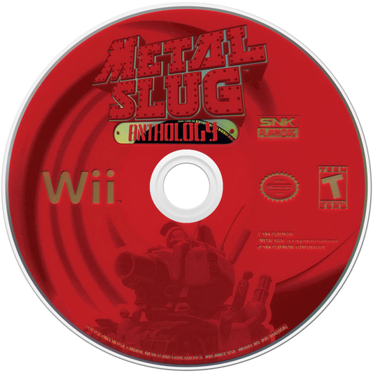 Metal Slug Anthology – Nintendo Wii (Wii) run and gun arcade shooter video game disc