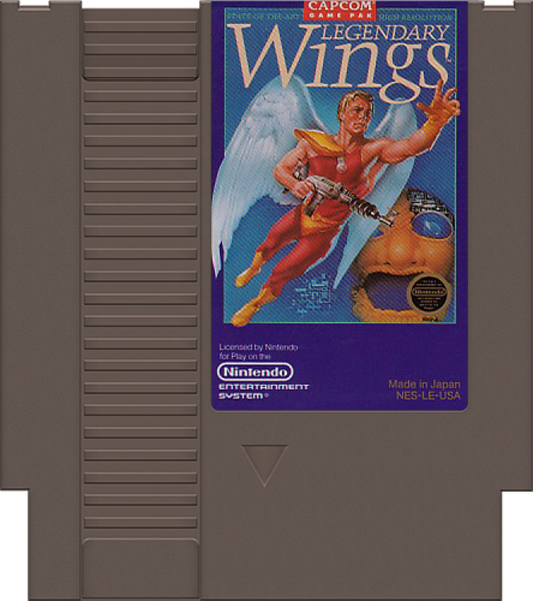 Legendary Wings cartridge for Nintendo Entertainment System (NES) retro video game
