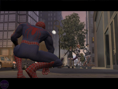 Spider-Man 3 Nintendo Wii video game, action adventure, superhero gameplay, motion controls, Marvel movie tie-in gameplay screenshot