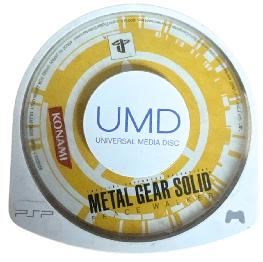 Metal Gear Solid: Peace Walker [JP Import] disc for PlayStation Portable (PSP) stealth action-adventure video game
